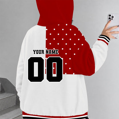 [SLAM DUNK DEAL] NEW CUSTOMIZED NCAA MAM03 IDH INDIANA HOOSIERS STRAPPY ZIP HOODIE