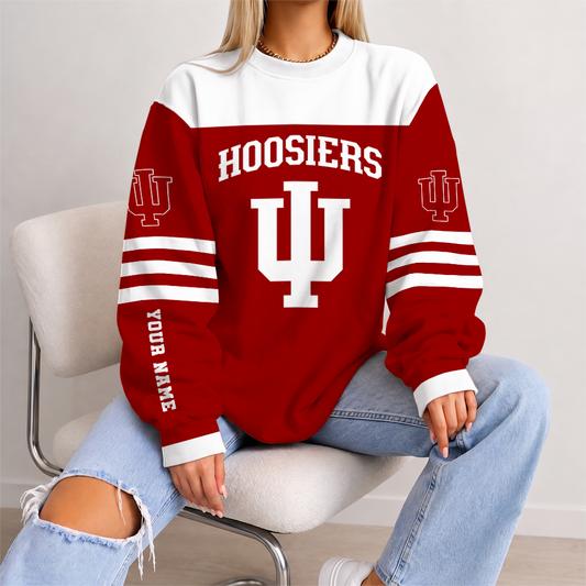 [SLAM DUNK DEAL] NEW CUSTOMIZED NCAA MAM03 IDH INDIANA HOOSIERS STRAPPY UNISEX SWEATSHIRT