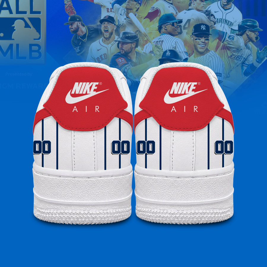 [HOMERUN DEAL] NEW CUSTOMIZED MLB03 BRS BOSTON RED SOX AF1 SHOES