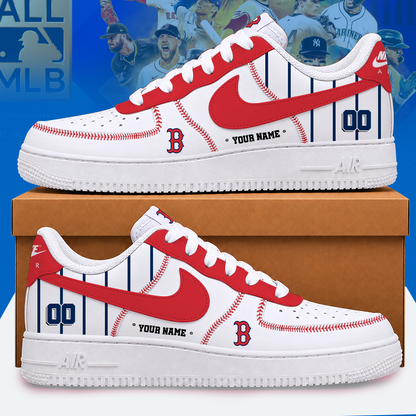 [HOMERUN DEAL] NEW CUSTOMIZED MLB03 BRS BOSTON RED SOX AF1 SHOES