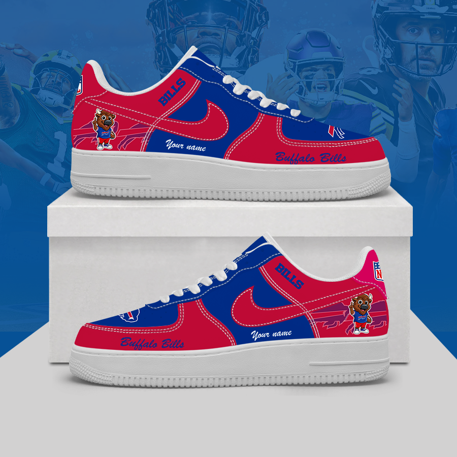 [TOUCHDOWN DEAL] NEW CUSTOMIZED NFL03 BFB BUFFALO BILLS AF1 SHOES