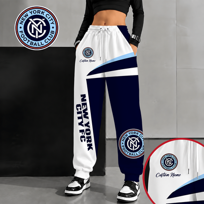 [GOAL DEAL] NEW CUSTOMIZED MLS03 NYC NEW YORK CITY FC SWEATPANTS