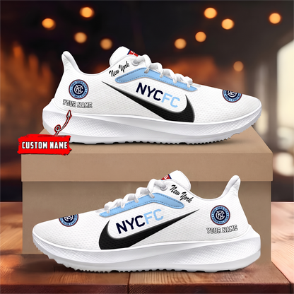 [GOAL DEAL] NEW CUSTOMIZED MLS03 NYC NEW YORK CITY FC ROAD RUNNING SHOES