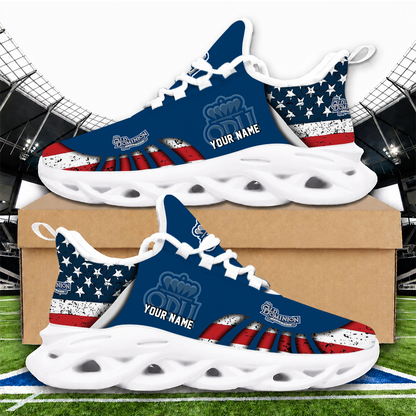 [HOOPS SPECIAL] NEW CUSTOMIZED NCAA CFH03 ODM OLD DOMINION MONARCHS UNISEX CLUNKY SNEAKERS