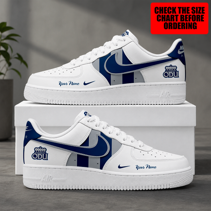[HOOPS SPECIAL] NEW CUSTOMIZED NCAA CFH03 ODM OLD DOMINION MONARCHS AF1 SHOES