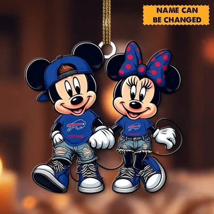 [TOUCHDOWN DEAL] NEW CUSTOMIZED NFL03 BFB BUFFALO BILLS CHRISTMAS ACRYLIC ORNAMENT