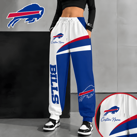 [TOUCHDOWN DEAL] NEW CUSTOMIZED NFL03 BFB BUFFALO BILLS SWEATPANTS