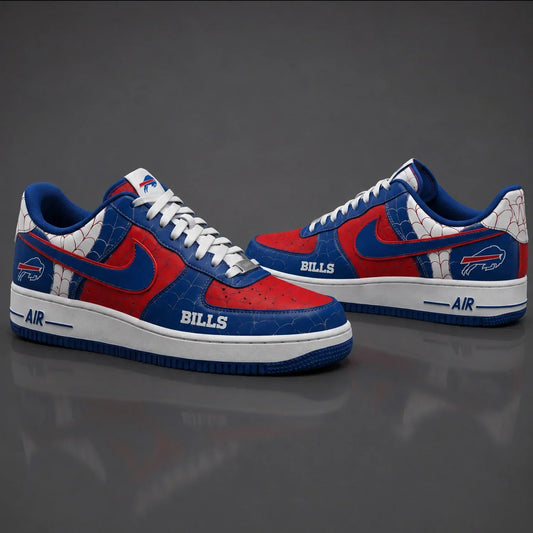 [TOUCHDOWN DEAL] NEW CUSTOMIZED NFL03 BFB BUFFALO BILLS x SPIDER AF1 SHOES