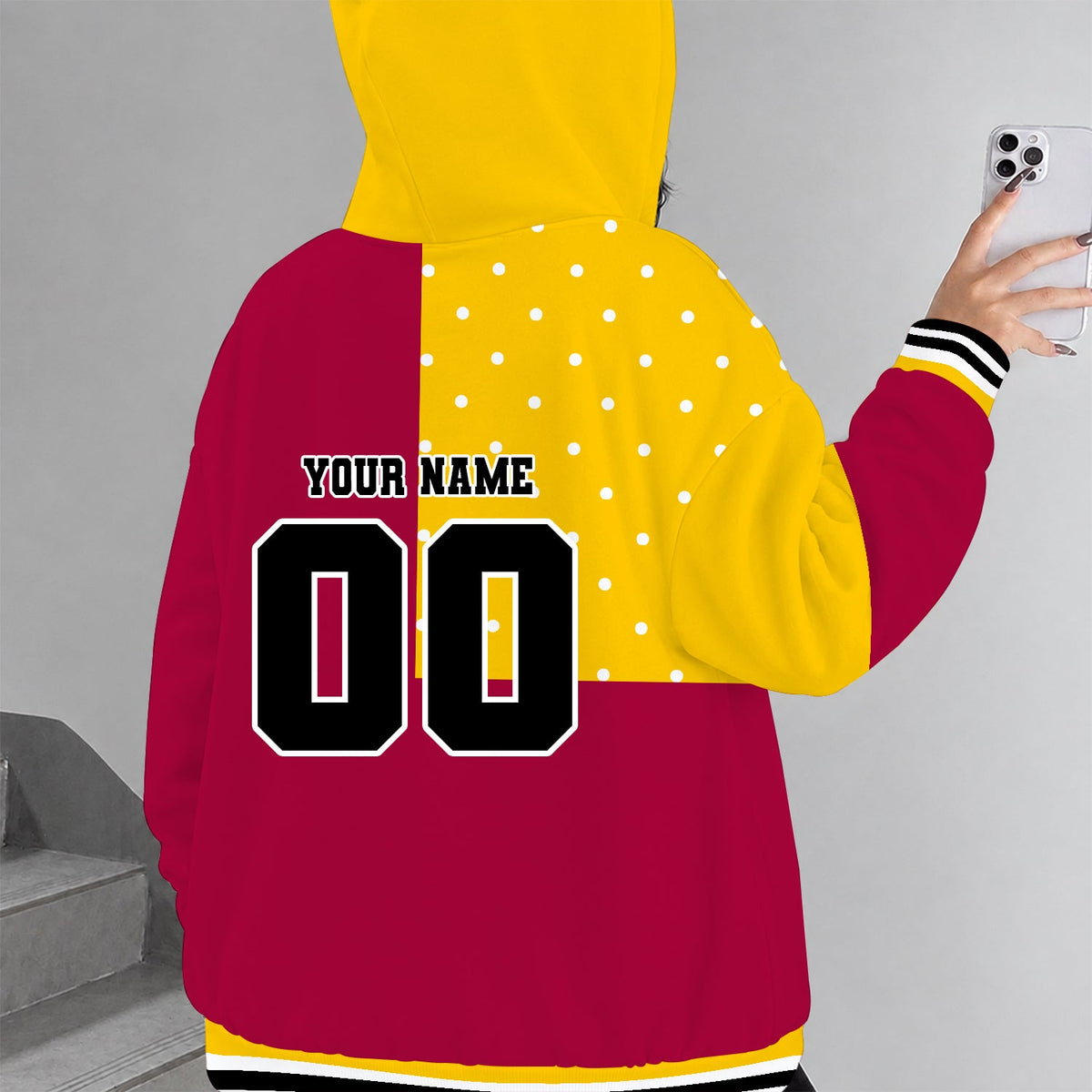 [TOUCHDOWN DEAL] NEW CUSTOMIZED NCAA FBS04 ASS ARIZONA STATE SUN DEVILS ZIP HOODIE