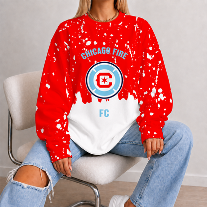 [GOAL DEAL] NEW CUSTOMIZED MLS04 CCF CHICAGO FIRE FC UNISEX SWEATSHIRT