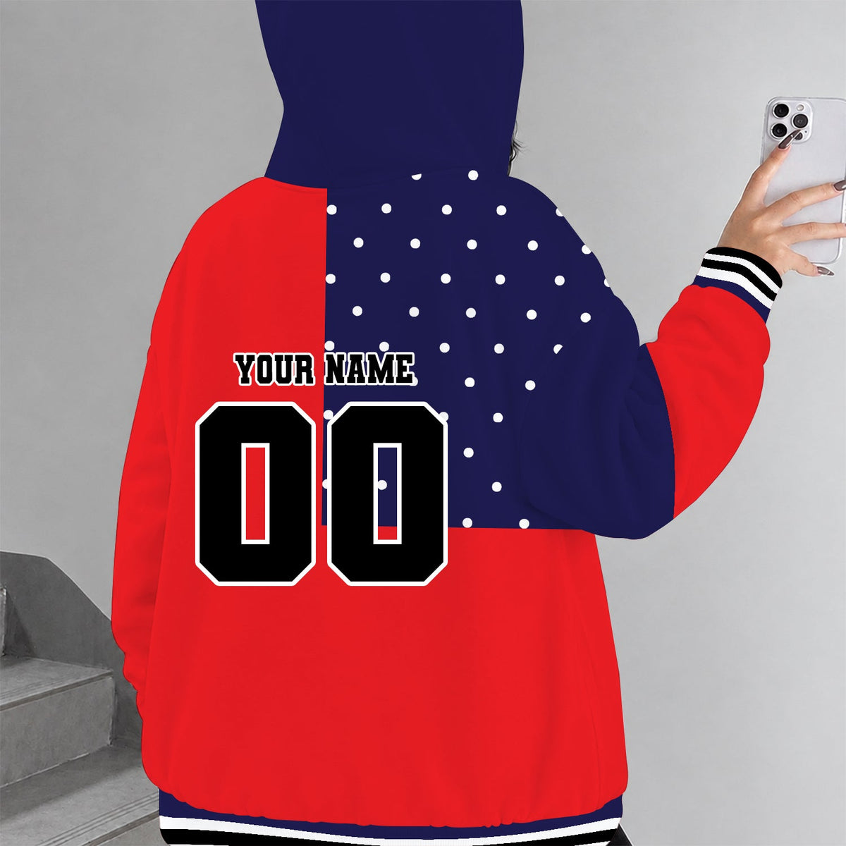 [GOAL DEAL] NEW CUSTOMIZED MLS04 CCF CHICAGO FIRE FC ZIP HOODIE