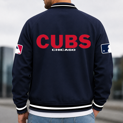 [HOMERUN DEAL] NEW CUSTOMIZED MLB04 CCS CHICAGO CUBS MULTICOLOR MEN'S CASUAL JACKET