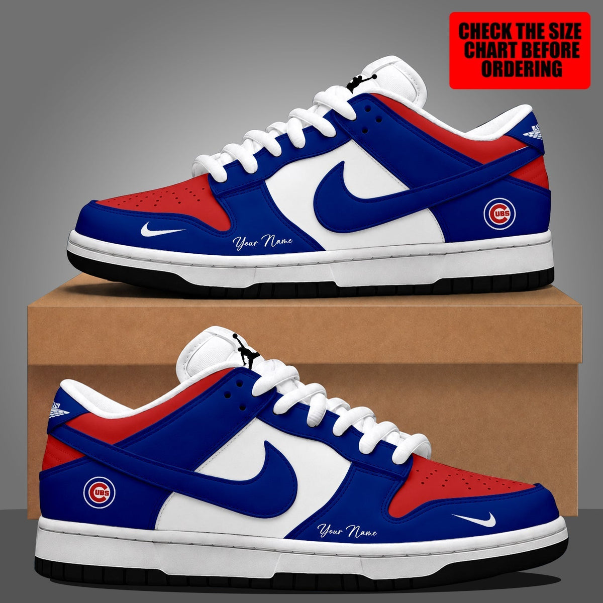 [HOMERUN DEAL] NEW CUSTOMIZED MLB04 CCS CHICAGO CUBS DUNK LOW SHOES
