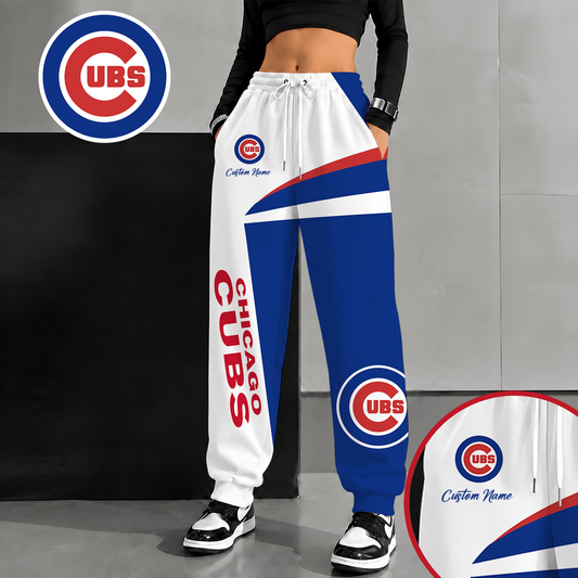 [HOMERUN DEAL] NEW CUSTOMIZED MLB04 CCS CHICAGO CUBS SWEATPANTS