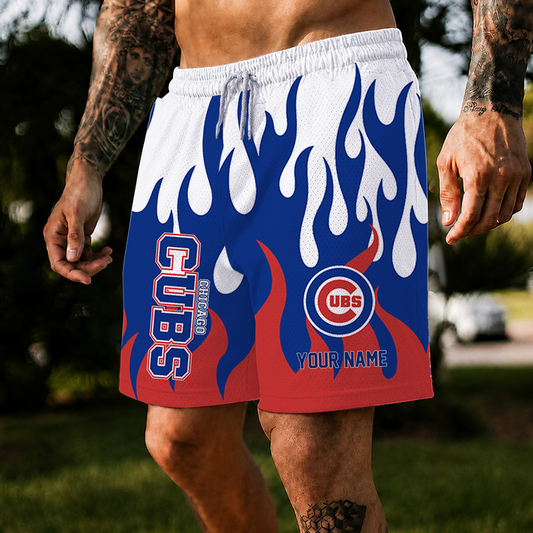 [HOMERUN DEAL] NEW CUSTOMIZED MLB04 CCS CHICAGO CUBS SHORT PANTS