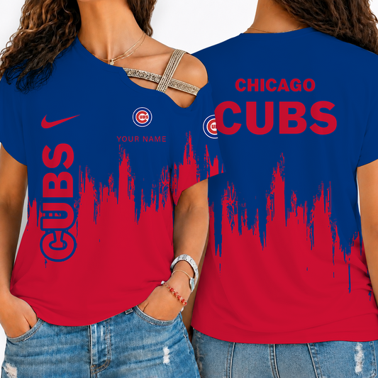 [HOMERUN DEAL] NEW CUSTOMIZED MLB04 CCS CHICAGO CUBS SHOULDER SHIRT