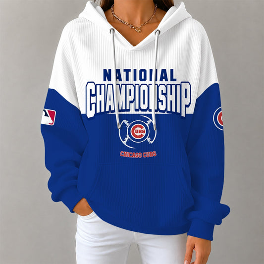 [HOMERUN DEAL] NEW CUSTOMIZED MLB04 CCS CHICAGO CUBS RIBBED HOODIE & SWEATSHIRT