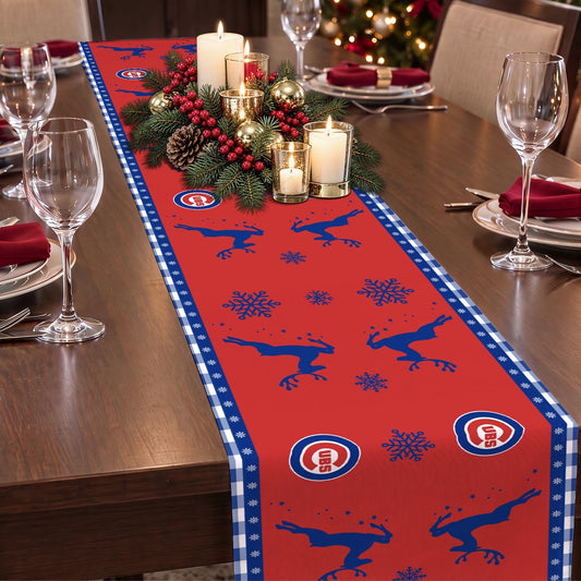 [HOMERUN DEAL] NEW CUSTOMIZED MLB04 CCS CHICAGO CUBS TABLE RUNNER