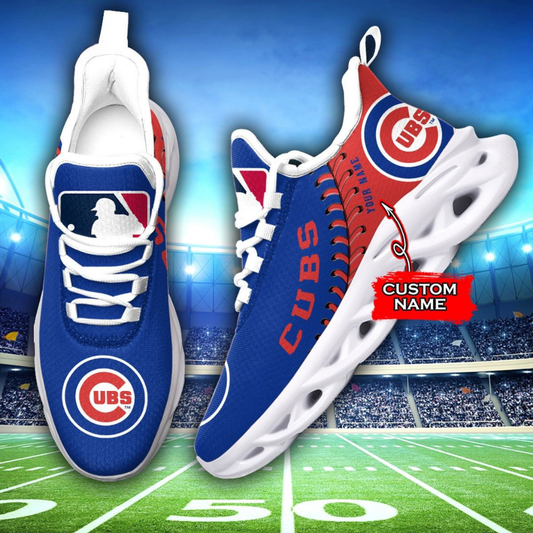 [HOMERUN DEAL] NEW CUSTOMIZED MLB04 CCS CHICAGO CUBS MAX SOUL SHOES