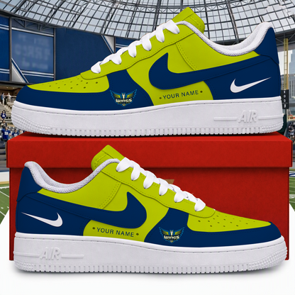 [HOOPS SPECIAL] NEW CUSTOMIZED WNBA04 DLW DALLAS WINGS AF1 SNEAKERS