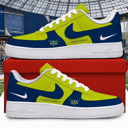 [HOOPS SPECIAL] NEW CUSTOMIZED WNBA04 DLW DALLAS WINGS AF1 SNEAKERS