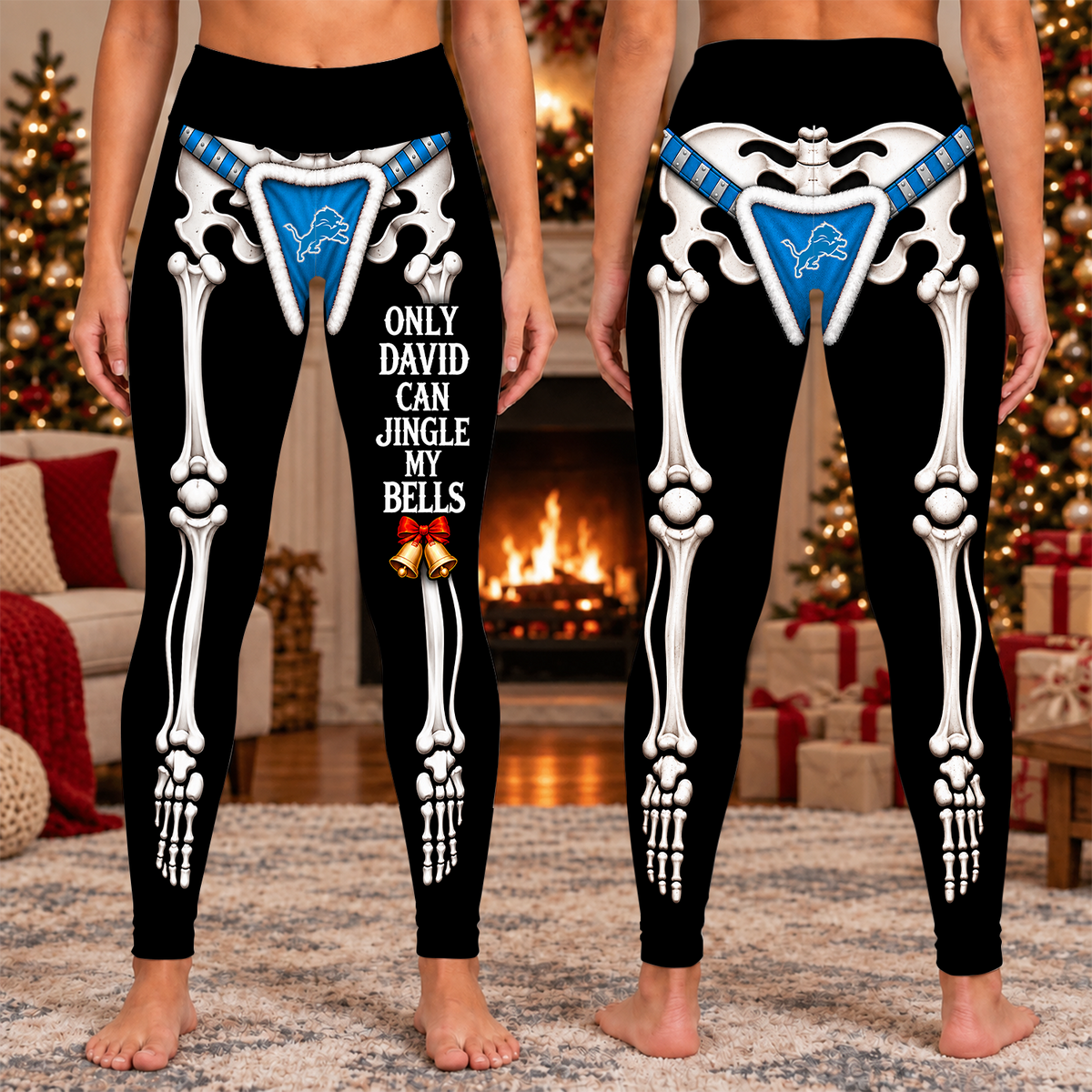 [TOUCHDOWN DEAL] NEW CUSTOMIZED NFL04 DTL THE LIONS FUNNY WAIST-COVERING PANTS