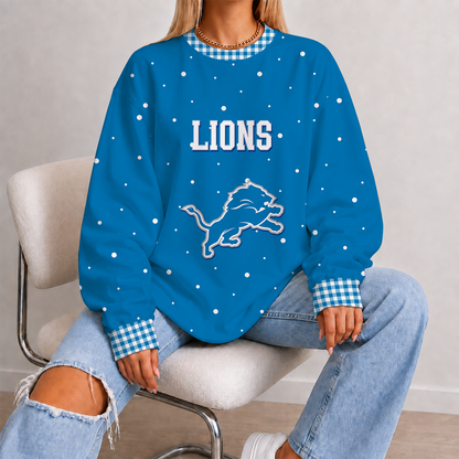 [TOUCHDOWN DEAL] NEW CUSTOMIZED NFL04 DTL DETROIT LIONS UNISEX SWEATSHIRT