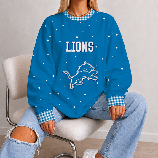 [TOUCHDOWN DEAL] NEW CUSTOMIZED NFL04 DTL DETROIT LIONS UNISEX SWEATSHIRT