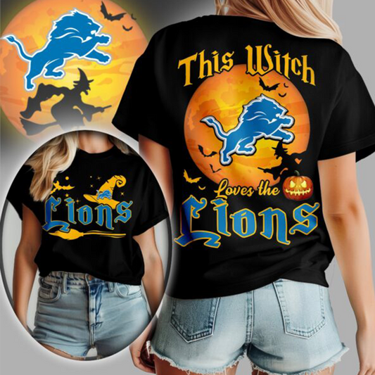 [TOUCHDOWN DEAL] NEW CUSTOMIZED NFL04 DTL DETROIT LIONS  HALLOWEEN T-SHIRT, HOODIE & ZIP HOODIE