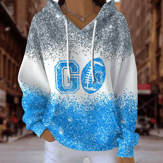 [TOUCHDOWN DEAL] NEW CUSTOMIZED NFL04 DTL DETROIT LIONS RIBBED HOODIE & SWEATSHIRT