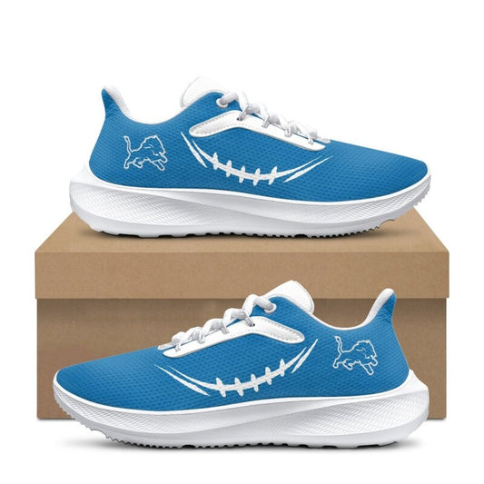 [TOUCHDOWN DEAL] NEW CUSTOMIZED NFL04 DTL DETROIT LIONS ROAD RUNNING SHOES