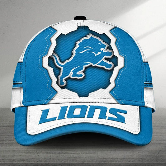 [TOUCHDOWN DEAL] NEW CUSTOMIZED NFL04 DTL DETROIT LIONS CLASSIC CAP