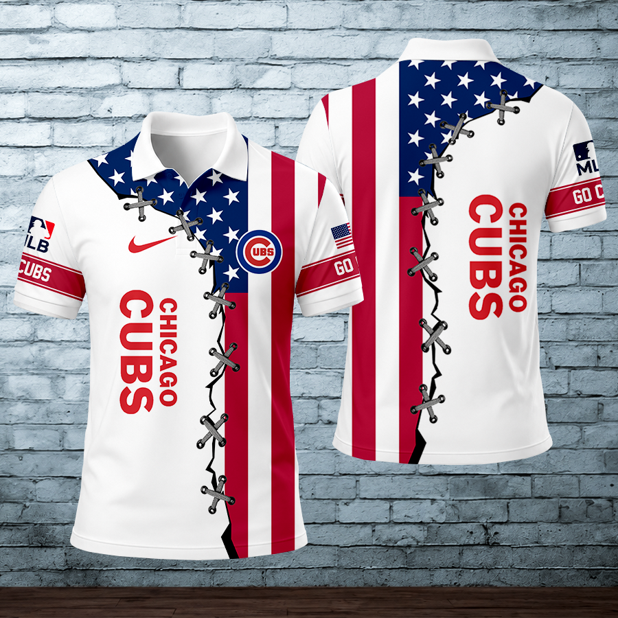 [HOMERUN DEAL] NEW CUSTOMIZED MLB04 CCS CHICAGO CUBS POLO SHIRT