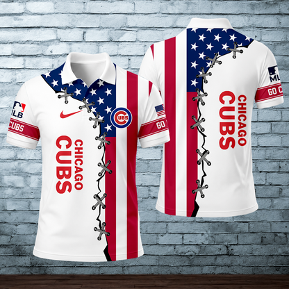 [HOMERUN DEAL] NEW CUSTOMIZED MLB04 CCS CHICAGO CUBS POLO SHIRT