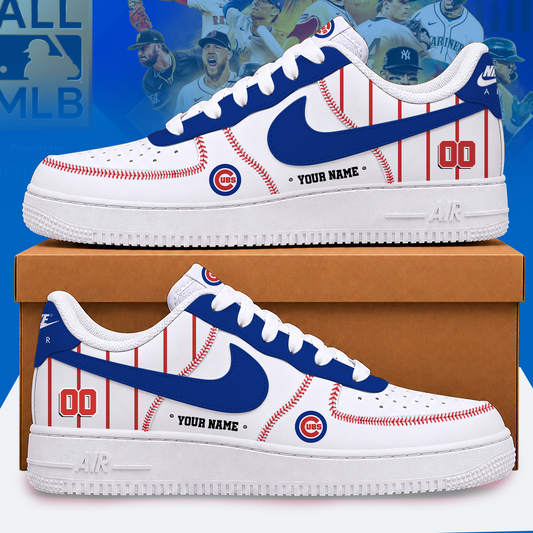 [HOMERUN DEAL] NEW CUSTOMIZED MLB04 CCS CHICAGO CUBS AF1 SHOES
