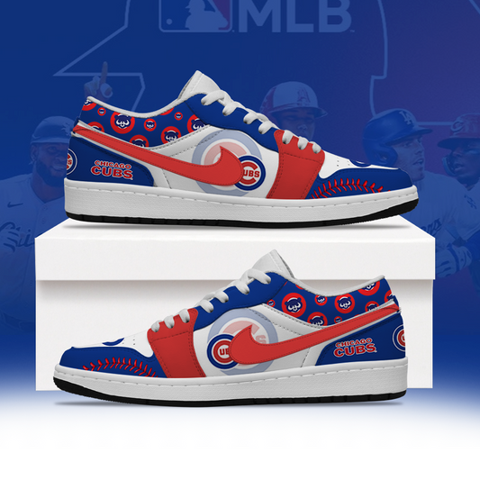 [HOMERUN DEAL] NEW CUSTOMIZED MLB04 CCS CHICAGO CUBS AIR JORDAN LOW SHOES