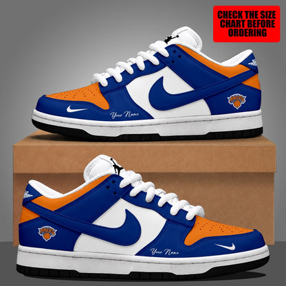 [SLAM DUNK DEAL] NEW CUSTOMIZED NBA04 NYK NEW YORK KNICKS DUNK LOW SHOES