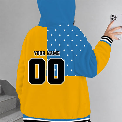 [SLAM DUNK DEAL] NEW CUSTOMIZED NCAA MAM04 UCB UCLA BRUINS STRAPPY ZIP HOODIE