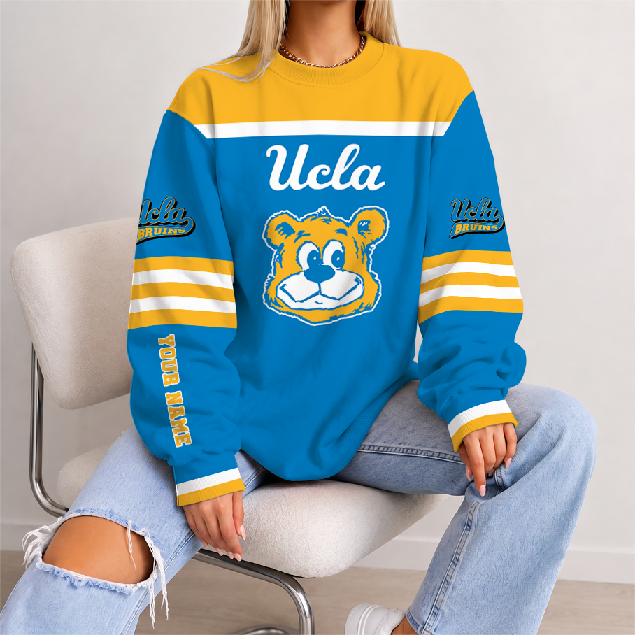 [SLAM DUNK DEAL] NEW CUSTOMIZED NCAA MAM04 UCB UCLA BRUINS STRAPPY UNISEX SWEATSHIRT