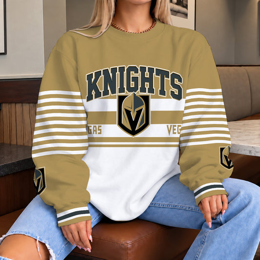 [PUCK DROP DEAL] NEW CUSTOMIZED NHL04 VGK THE GOLDEN KNIGHTS UNISEX SWEATSHIRT