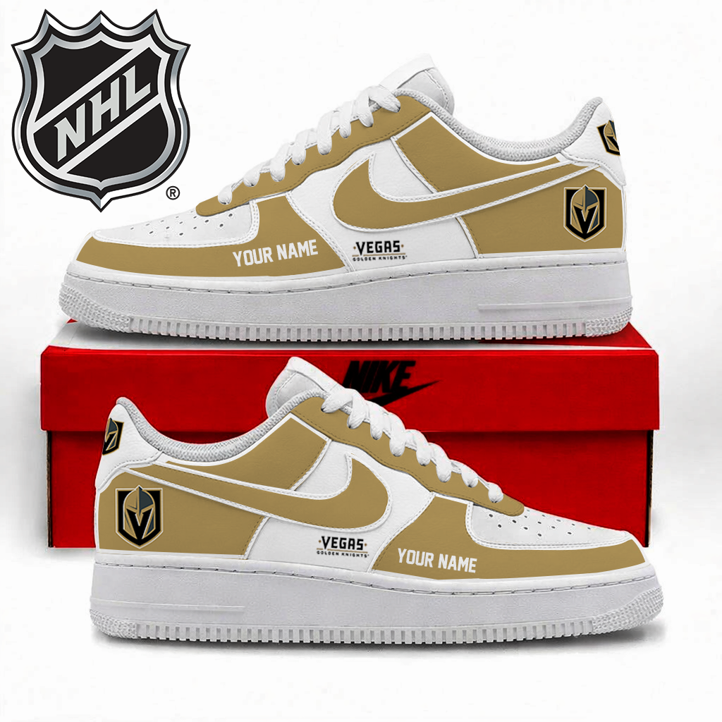 [PUCK DROP DEAL]NEW CUSTOMIZED NHL04 VGK VEGAS GOLDEN KNIGHTS AF1 SHOES