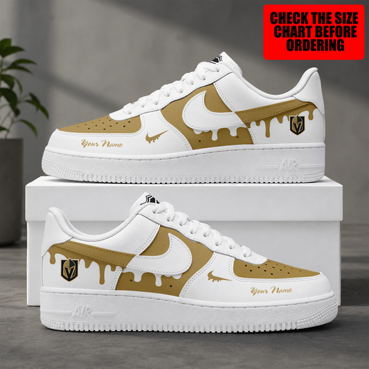 [PUCK DROP DEAL] NEW CUSTOMIZED NHL04 VGK VEGAS GOLDEN KNIGHTS AF1 SHOES