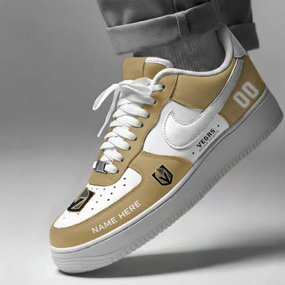 [PUCK DROP DEAL] NEW CUSTOMIZED NHL04 VGK VEGAS GOLDEN KNIGHTS AF1 SHOES