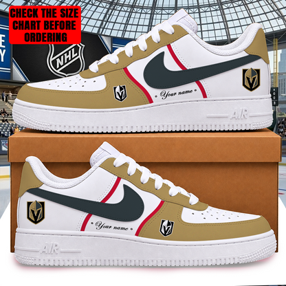 [PUCK DROP DEAL] NEW CUSTOMIZED NHL04 VGK VEGAS GOLDEN KNIGHTS AF1 SHOES