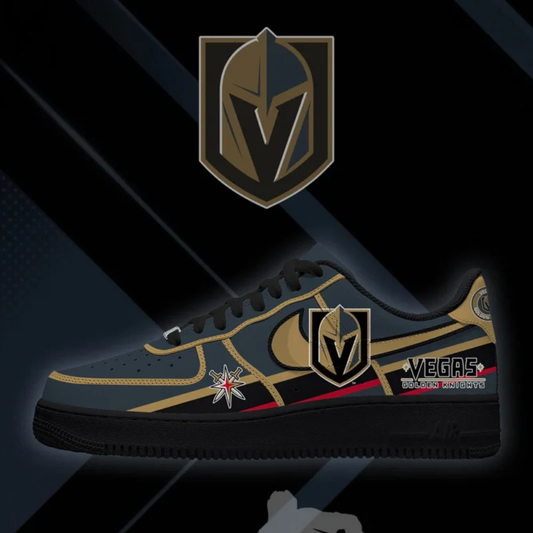 [PUCK DROP DEAL] NEW CUSTOMIZED NHL04 VGK VEGAS GOLDEN KNIGHTS AF1 SHOES