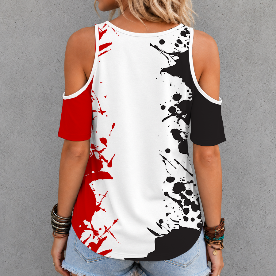 [PUCK DROP DEAL] NEW CUSTOMIZED NCAA MFF05 BUT BOSTON UNIVERSITY TERRIERS CRISS CROSS V-NECK TOP