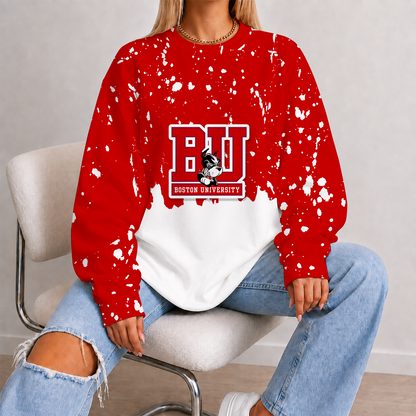 [PUCK DROP DEAL] NEW CUSTOMIZED NCAA MFF05 BUT BOSTON UNIVERSITY TERRIERS UNISEX SWEATSHIRT