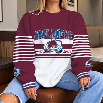 [PUCK DROP DEAL] NEW CUSTOMIZED NHL05 CAL THE AVALANCHE UNISEX SWEATSHIRT