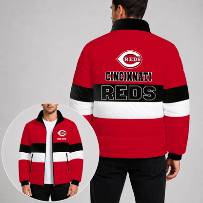 [HOMERUN DEAL] NEW CUSTOMIZED MLB 05 THE REDS PUFFER JACKET