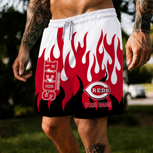[HOMERUN DEAL] NEW CUSTOMIZED MLB05 CRS CINCINNATI REDS SHORT PANTS